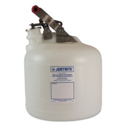 2-1/2GAL ACID CONTAINERW/STAINLESS-JUSTRITE MFG CO-400-12260