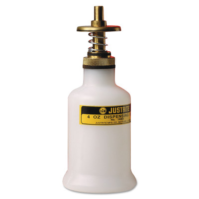 4 OZ. SELF-CLOSING DISPENSER W/BRASS VALVE-JUSTRITE MFG CO-400-14002