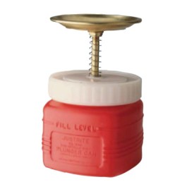1QT NONMETALLIC PLUNGERCAN-JUSTRITE MFG CO-400-14018