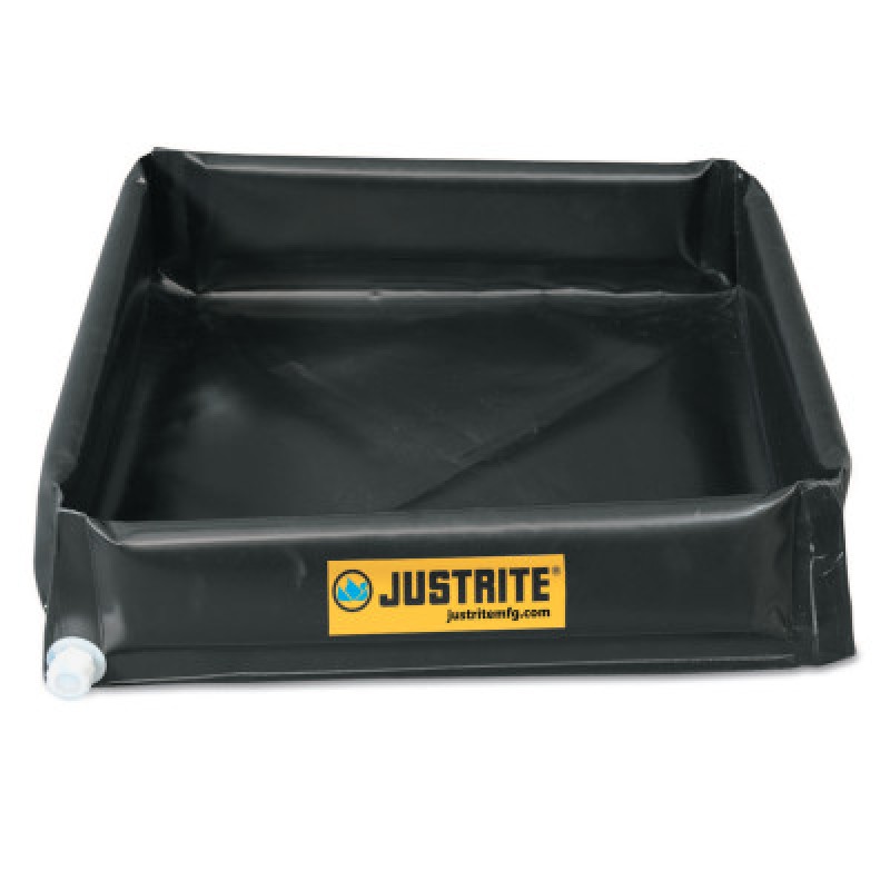 BERM MINI FLEX TRAY 4'X4'X6"-JUSTRITE MFG CO-400-28444