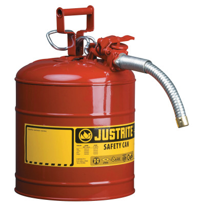 2 1/2 GAL RED SAFETY CANW/1" DIA HOSE-JUSTRITE MFG CO-400-7225130