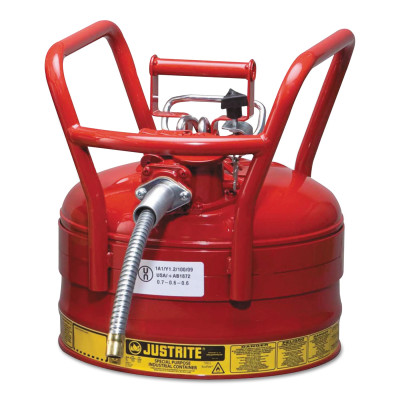 2.5G/9.5L IIAF DOT RED 1" HOS-JUSTRITE MFG CO-400-7325130
