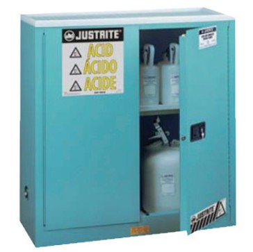 30 GAL MAN CORROSIVE W/PDL HND-JUSTRITE MFG CO-400-893002