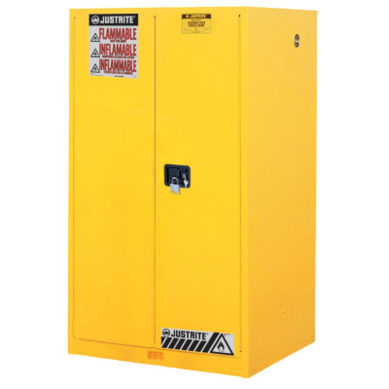 60 GALLON CABINET MANUALDOOR YELLOW-JUSTRITE MFG CO-400-896000