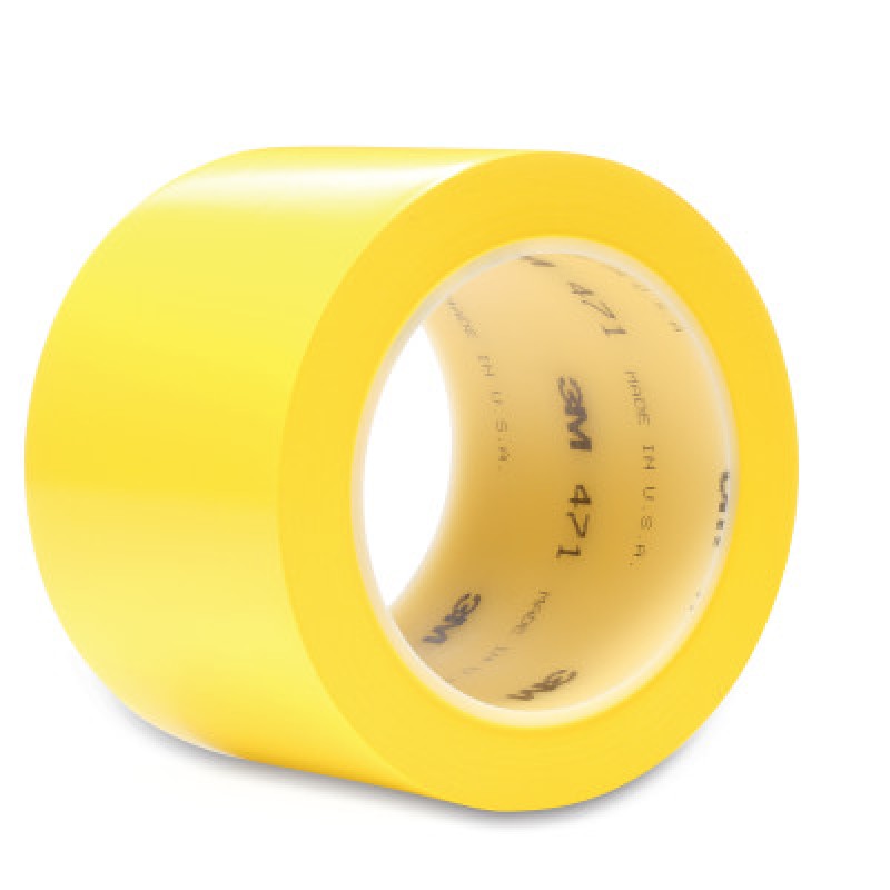 VINYL TAPE 471 YELLOW 2"X 36 YD 5.2 MIL-3M COMPANY-405-021200-04310