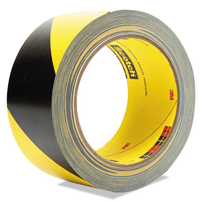 SAFETY STRIPE TAPE 2" X36YD 5700 BLK/WHT-3M COMPANY-405-021200-04367