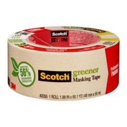 3M SCOTCH MASKING TAPE 2"X60YDS GENERAL PUR 2050-3M COMPANY-405-021200-05620