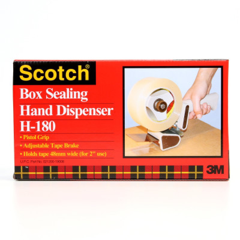 SCOTCH BOX SEALING TAPEDISPENSER H180-3M COMPANY-405-021200-19008