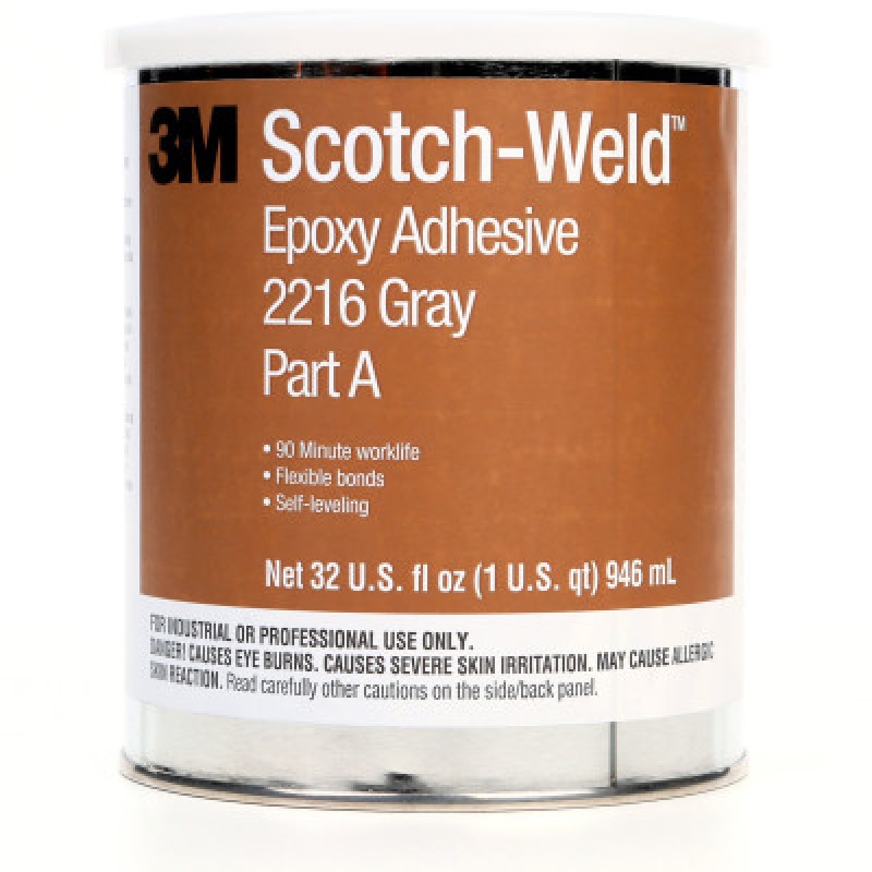 SCOTCH-WELD EPOXY ADH QUART KIT-3M COMPANY-405-021200-20356