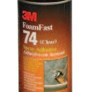 3M FOAMFAST 74 SPRAY ADHESIVE 24 OZ CLEAR-3M COMPANY-405-021200-50045