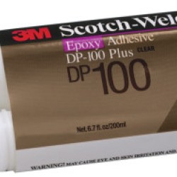 3M SCOTCH-WELD EPOXY ADHESIVE DP100 PLUS CLEAR-3M COMPANY-405-021200-87195