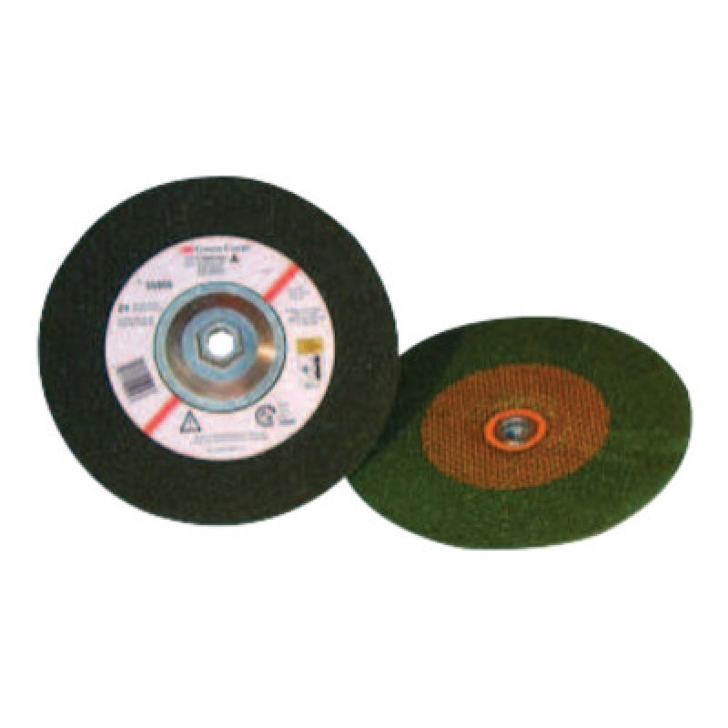 3M GREEN CORPS DEPRESSEDCENTER WHEEL 7" X1/4"-3M COMPANY-405-051111-55958