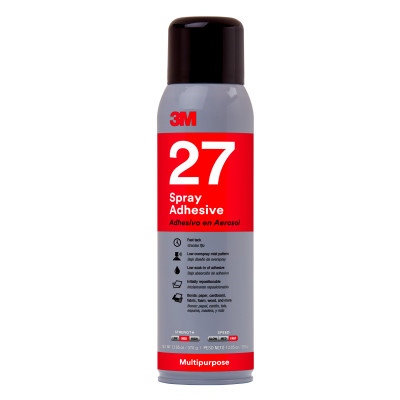 3M MP 27 SPRAY ADH CLR NET WT 13.05 OZ-3M COMPANY-405-051111-07832
