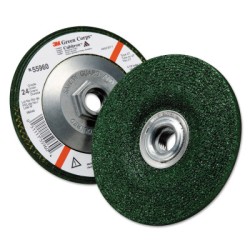 3M GREEN CORPS DEPRESSEDCENTER WHEEL 4-1/2X1/4"-3M COMPANY-405-051111-55960