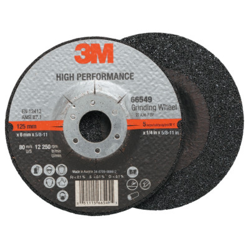 GDG WHL. T27 Q.C. 5 "X 1/4 "X 5/8-11 "-3M COMPANY-405-051115-66549