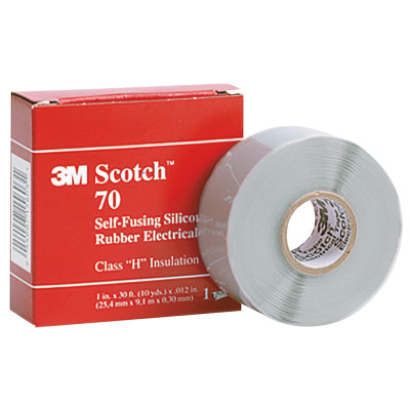 SCOTCH SELF-FUSING SILICONE RUBBER TAPE 1X30"-3M COMPANY-500-572610