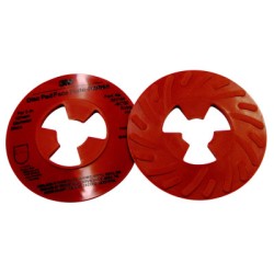 3M DISC PAD FACE PLATE RIBBED EXTRA HARD RED 5"-3M COMPANY-405-051144-81732