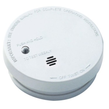BATTERY OPERATED SMOKE DETECTOR W/LED LIGHT-KIDDE SAFETY-408-0915E
