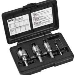 4-PIECE CARBIDE HOLE CUTTER SET-KLEIN TOOLS*409-409-31872