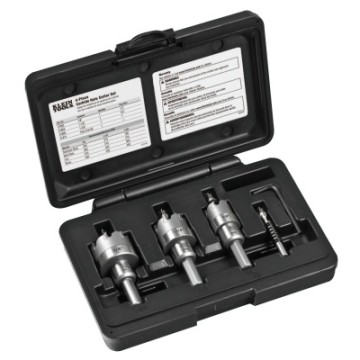 4-PIECE CARBIDE HOLE CUTTER SET-KLEIN TOOLS*409-409-31872