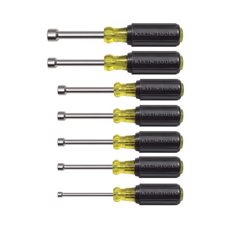 7 PIECE MAGNETIC NUT DRIVER SET-KLEIN TOOLS*409-409-631M