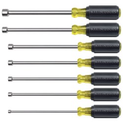 7 PIECE MAGNETIC NUT DRIVER SET 6" SHANKS-KLEIN TOOLS*409-409-647M