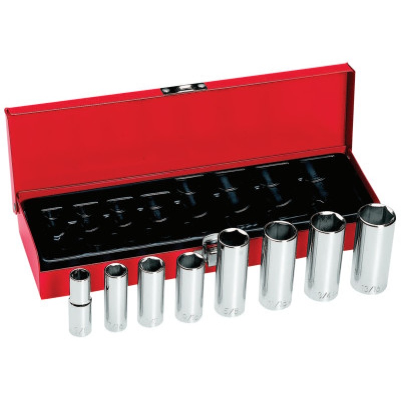 3/8" DEEP SOCKET SET-KLEIN TOOLS*409-409-65502