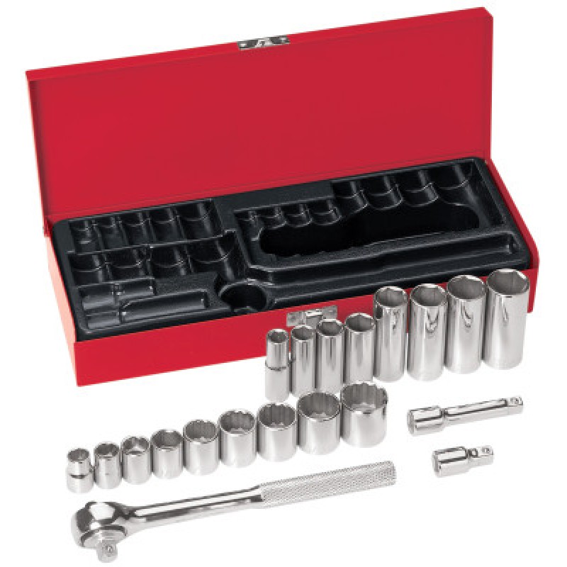 3/8 IN DR SOCKET SET-KLEIN TOOLS*409-409-65508