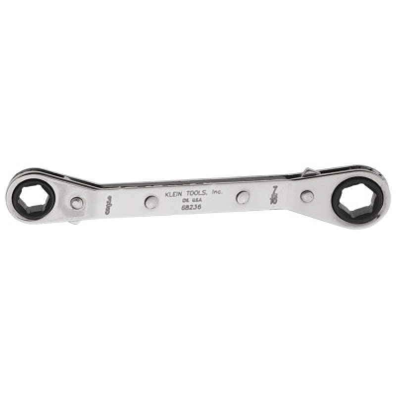 3/8"X7/16"6PT OFFSET RAT-KLEIN TOOLS*409-409-68236