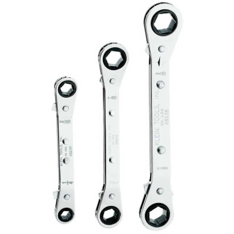 68244 3 PC RATCHET BOX W-KLEIN TOOLS*409-409-68244