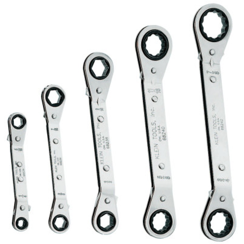 RATCHET BOX WRENCH SET-KLEIN TOOLS*409-409-68245
