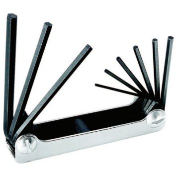 33267 9 KEY FOLDING HEX-KLEIN TOOLS*409-409-70591