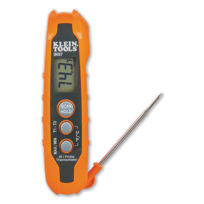DUAL IR/PROBE THERMOMETER-KLEIN TOOLS*409-409-IR07