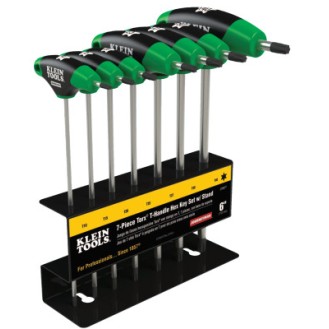 7 PC 6" TORX JOURNEYMANT-HANDLE SET W/ STAND-KLEIN TOOLS*409-409-JTH67T