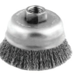 6" CRIMPED WIRE CUP BRUSH .014 CS WIRE-PFERD INC.-419-82516
