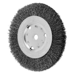 6" CRIMPED WIRE WHEEL NARROW FACE .014 CS WIRE-PFERD INC.-419-80042