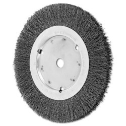 8" CRIMPED WIRE WHEEL NARROW FACE .014" CS WIRE-PFERD INC.-419-80162