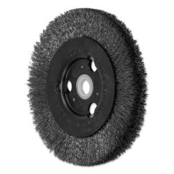 4" CRIMPED WIRE WHEEL NARROW FACE .006 SS WIRE-PFERD INC.-419-80344