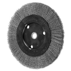8" CRIMPED WIRE WHEEL NARROW FACE .012 SS WIRE-PFERD INC.-419-80491