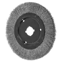 8" CRIMPED WIRE WHEEL NARROW FACE .012 SS WIRE-PFERD INC.-419-80497