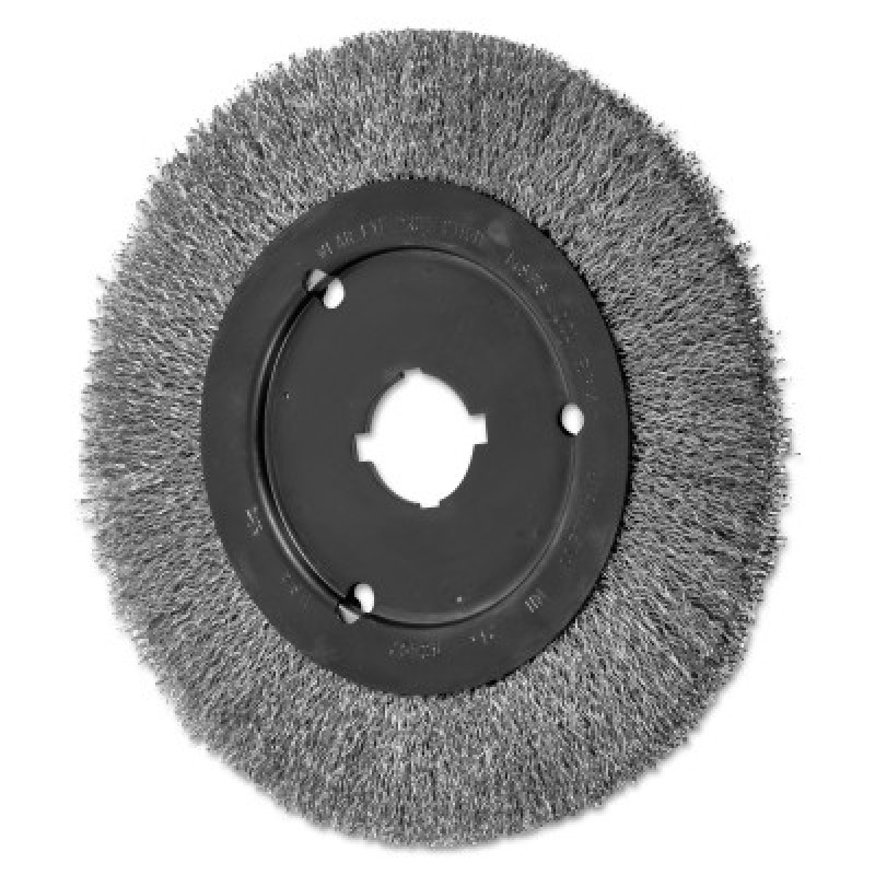 8" CRIMPED WIRE WHEEL NARROW FACE .012 SS WIRE-PFERD INC.-419-80497