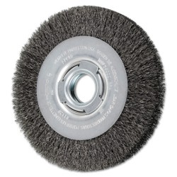 7" CRIMPED WIRE WHEEL MEDIUM FACE .012 CS WIRE-PFERD INC.-419-81121