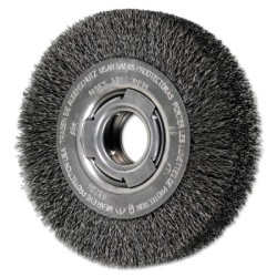 6" CRIMPED WIRE WHEEL WIDE FACE .014" CS WIRE-PFERD INC.-419-81236