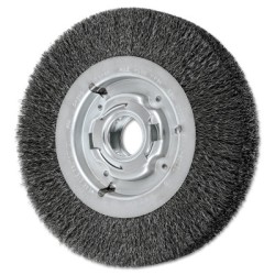 8" CRIMPED WIRE WHEEL WIDE FACE .012" CS WIRE-PFERD INC.-419-81247