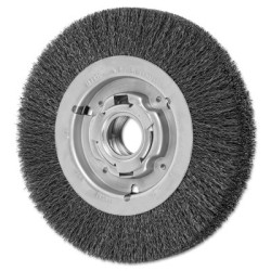 8" CRIMPED WIRE WHEEL WIDE FACE .014" CS WIRE-PFERD INC.-419-81248