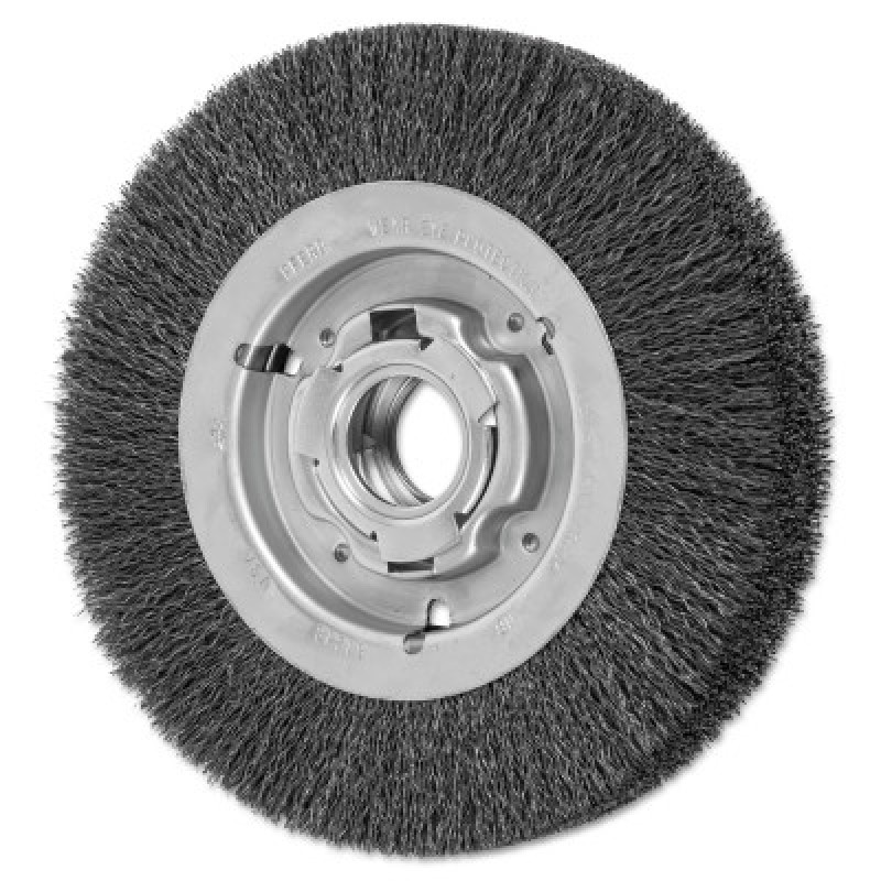 8" CRIMPED WIRE WHEEL WIDE FACE .014" CS WIRE-PFERD INC.-419-81248