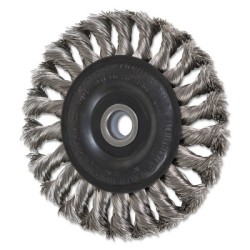 4" STANDARD TWIST KNOT WHEEL .012 SS WIRE-PFERD INC.-419-81806