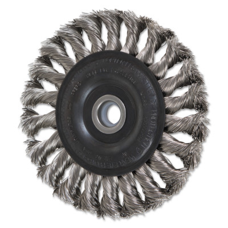 4" STANDARD TWIST KNOT WHEEL .012 SS WIRE-PFERD INC.-419-81806