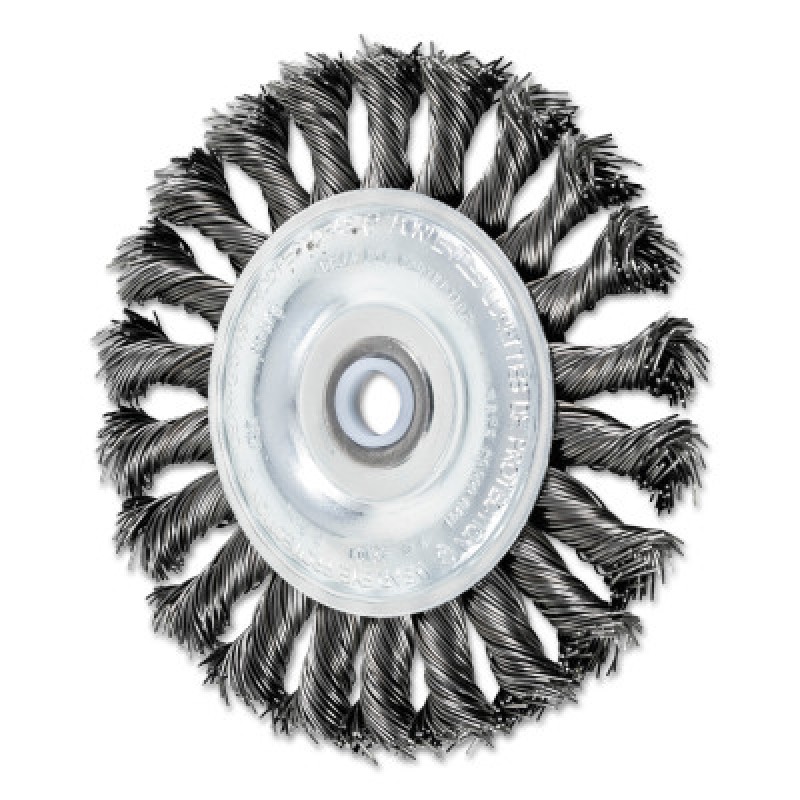 4" FULL CABLE MINI KNOTWHEEL .020 CS WIRE-PFERD INC.-419-82101
