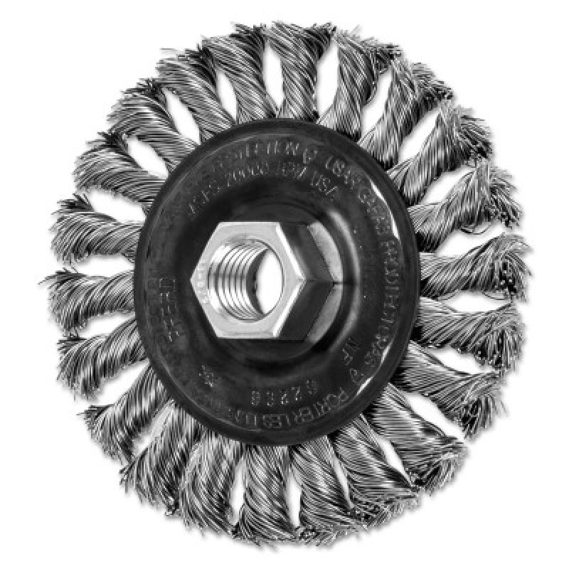 4" FULL CABLE MINI KNOTWHEEL .020 SS WIRE-PFERD INC.-419-82296